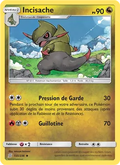 Carte Pokémon Incisache 155 — Harmonie des Esprits
