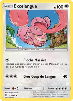 Carte Pokémon Excelangue 161