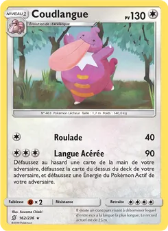 Carte Pokémon Coudlangue 162