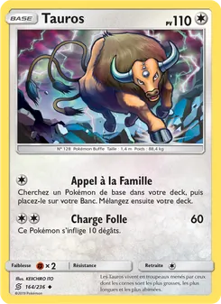 Carte Pokémon Tauros 164
