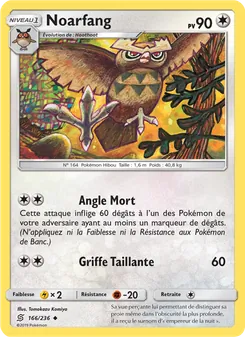 Carte Pokémon Noarfang 166