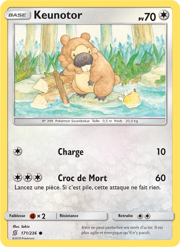 Carte Pokémon Keunotor 171/236 de l'extension Harmonie des Esprits