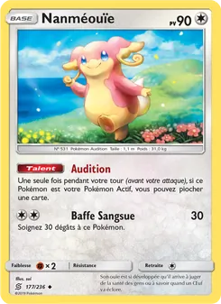 Carte Pokémon Nanméouïe 177