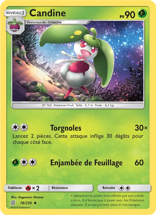 Carte Pokémon Candine 18/236 de l'extension Harmonie des Esprits