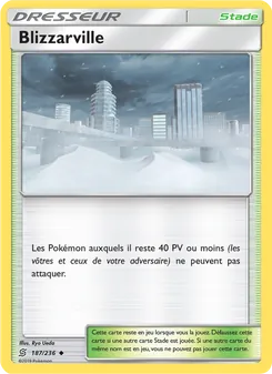 Carte Pokémon Blizzarville 187