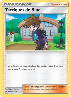 Carte Pokémon Tactiques de Blue 188