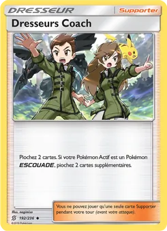 Carte Pokémon Dresseurs Coach 192