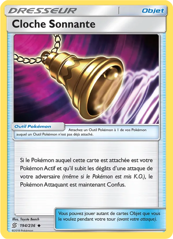 Carte Pokémon Cloche Sonnante 194/236 de l'extension Harmonie des Esprits