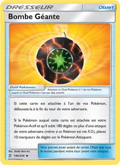 Carte Pokémon Bombe Géante 196