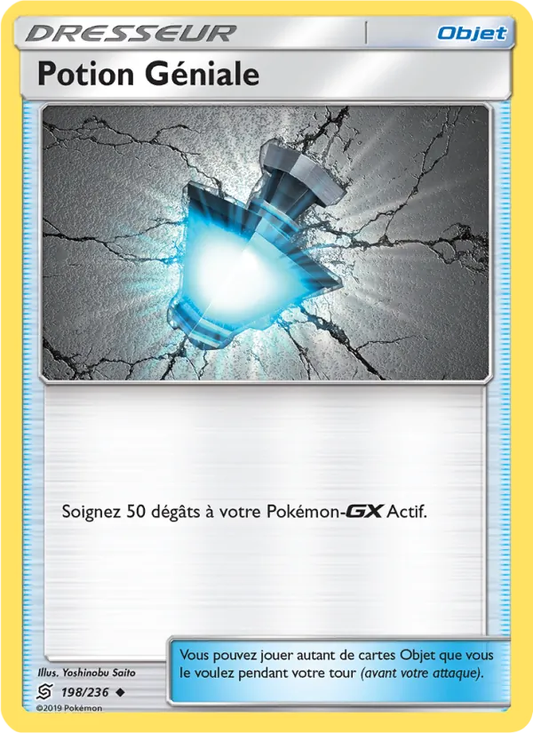 Carte Pokémon Potion Géniale 198/236 de l'extension Harmonie des Esprits
