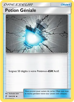 Carte Pokémon Potion Géniale 198
