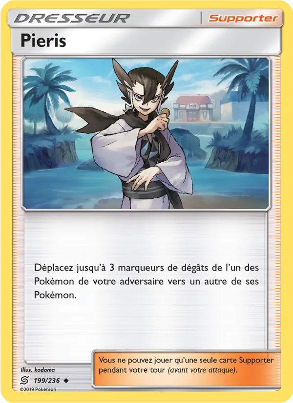 Carte Pokémon Pieris 199/236 de l'extension Harmonie des Esprits