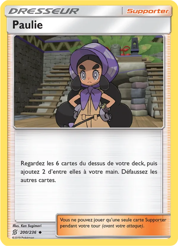 Carte Pokémon Paulie 200/236 de l'extension Harmonie des Esprits
