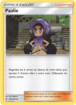 Carte Pokémon Paulie 200