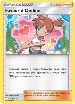 Carte Pokémon Faveur d’Ondine 202