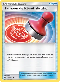 Carte Pokémon Tampon de Réinitialisation 206 — Harmonie des Esprits