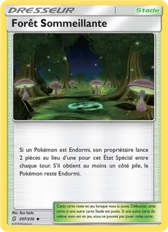 Carte Pokémon Forêt Sommeillante 207 — Harmonie des Esprits