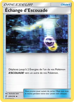 Carte Pokémon Échange d’Escouade 209 — Harmonie des Esprits