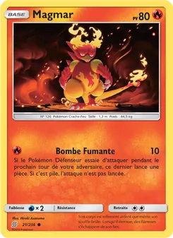 Carte Pokémon Magmar 21 — Harmonie des Esprits