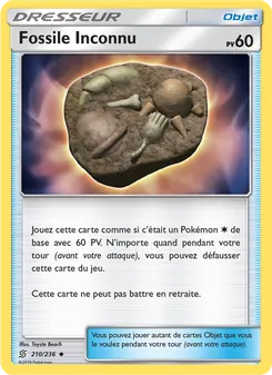 Carte Pokémon Fossile Inconnu 210 — Harmonie des Esprits