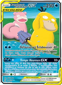 Carte Pokémon Ramoloss et Psykokwak GX 218 — Harmonie des Esprits