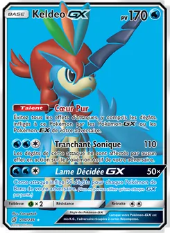 Carte Pokémon Keldeo GX 219 — Harmonie des Esprits