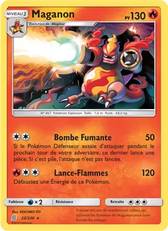 Carte Pokémon Maganon 22