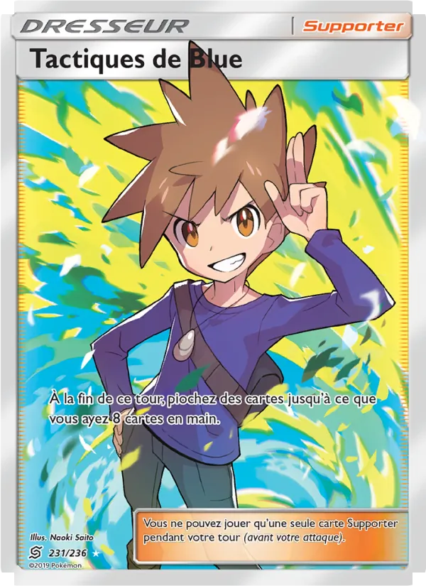 Carte Pokémon Tactiques de Blue 231/236 de l'extension Harmonie des Esprits