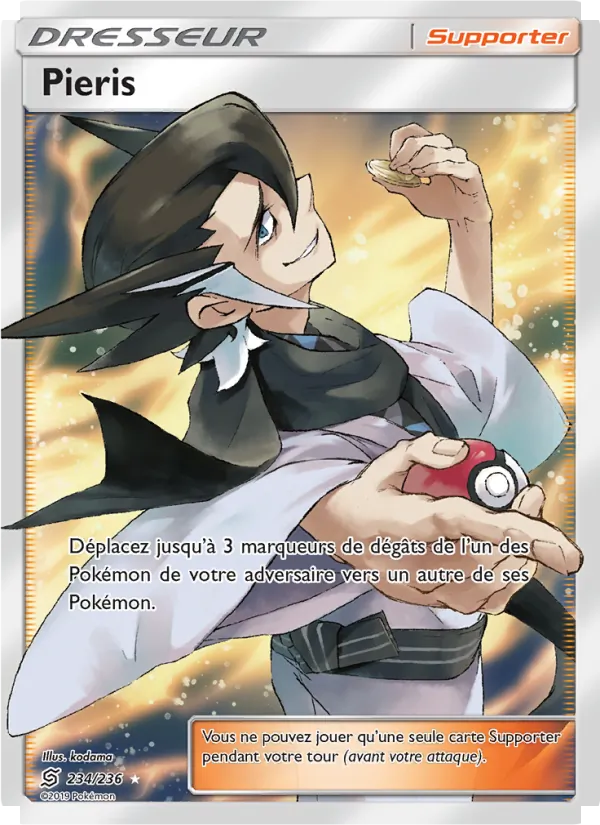 Carte Pokémon Pieris 234/236 de l'extension Harmonie des Esprits