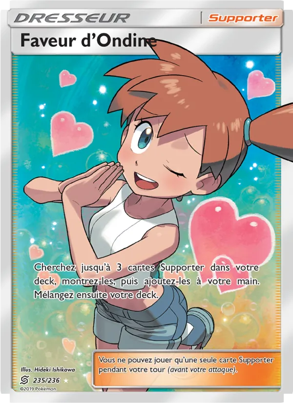 Carte Pokémon Faveur d’Ondine 235/236 de l'extension Harmonie des Esprits