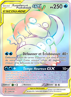 Carte Pokémon Ramoloss et Psykokwak GX 239