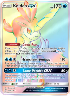 Carte Pokémon Keldeo GX 240