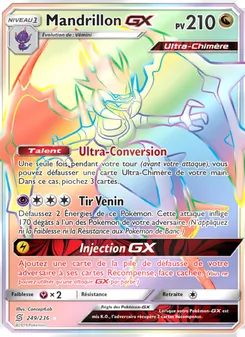 Carte Pokémon Mandrillon GX 249