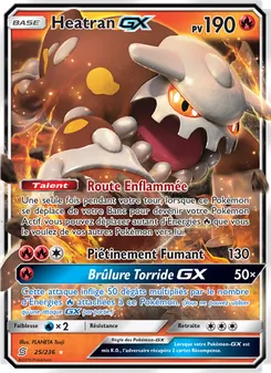 Carte Pokémon Heatran GX 25 — Harmonie des Esprits
