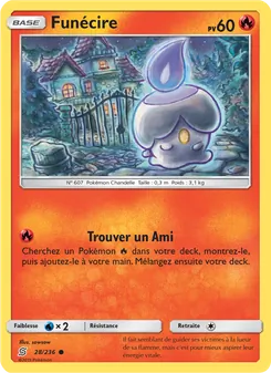 Carte Pokémon Funécire 28