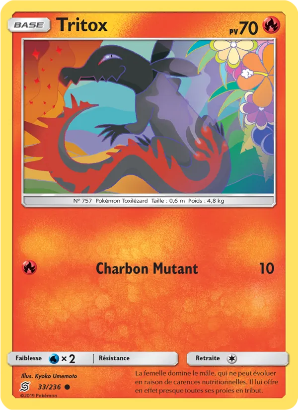 Carte Pokémon Tritox 33/236 de l'extension Harmonie des Esprits