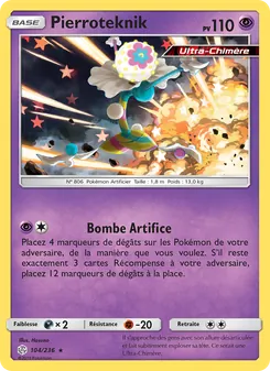 Carte Pokémon Pierroteknik 104