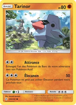 Carte Pokémon Tarinor 106