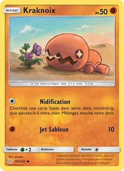 Carte Pokémon Kraknoix 107