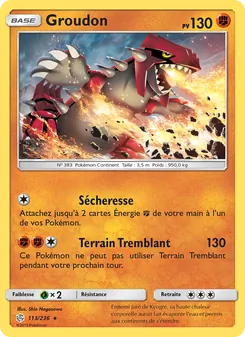 Carte Pokémon Groudon 113