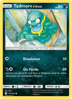 Carte Pokémon Tadmorv d’Alola 130