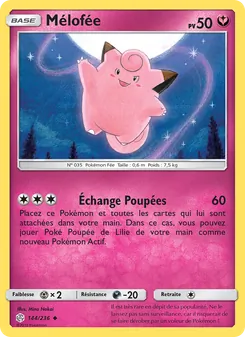 Carte Pokémon Mélofée 144 — Éclipse Cosmique