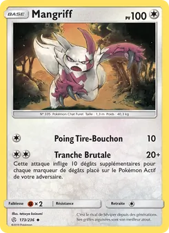 Carte Pokémon Mangriff 173