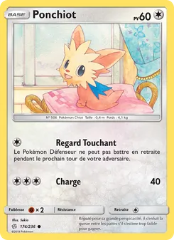 Carte Pokémon Ponchiot 174 — Éclipse Cosmique