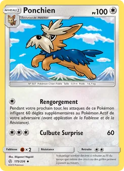 Carte Pokémon Ponchien 175 — Éclipse Cosmique