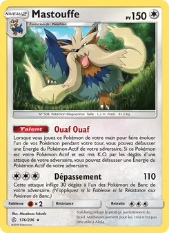 Carte Pokémon Mastouffe 176