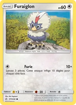 Carte Pokémon Furaiglon 177