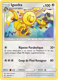 Carte Pokémon Iguolta 180