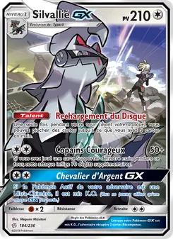 Carte Pokémon Silvallié GX 184