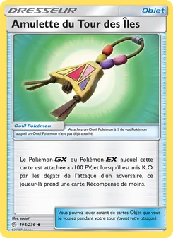 Carte Pokémon Amulette du Tour des Îles 194